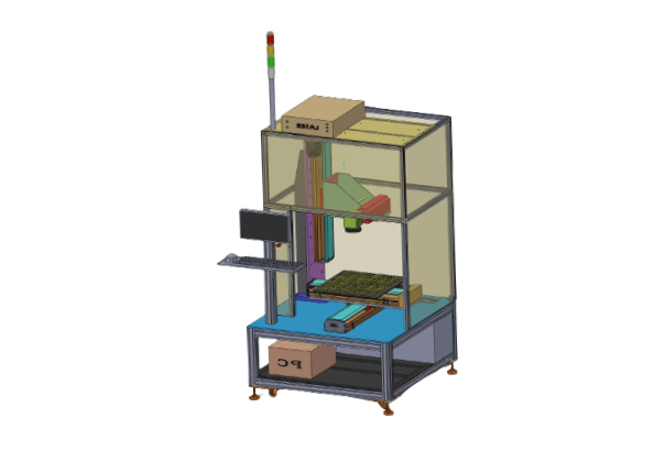 Floor-standing three-axis laser engraving machine-----Cing Lian Ltd.