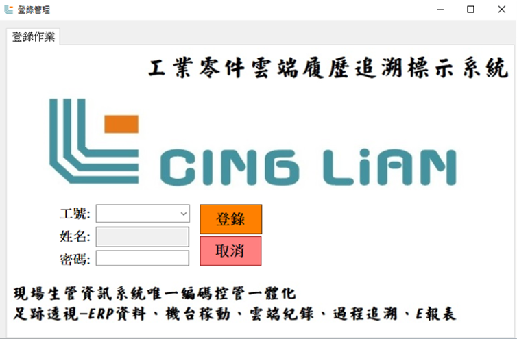 Personnel login permission control-----Cing Lian Ltd.